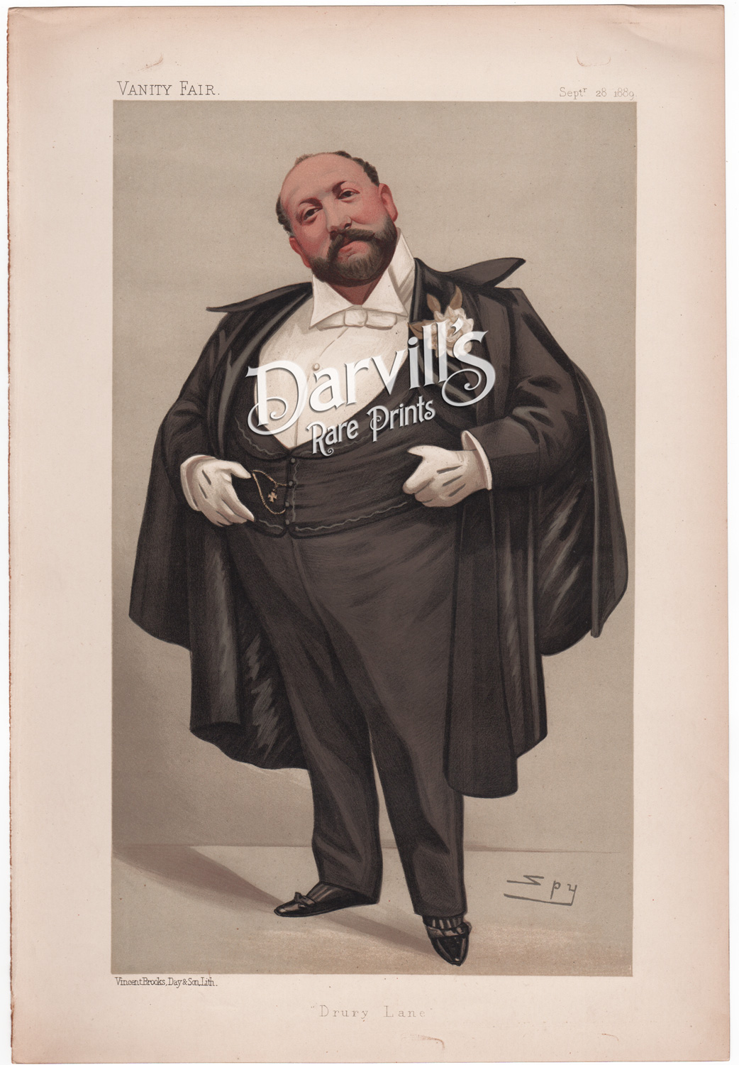 Mr Augustus Henry Glossop Harris Sept 28 1889